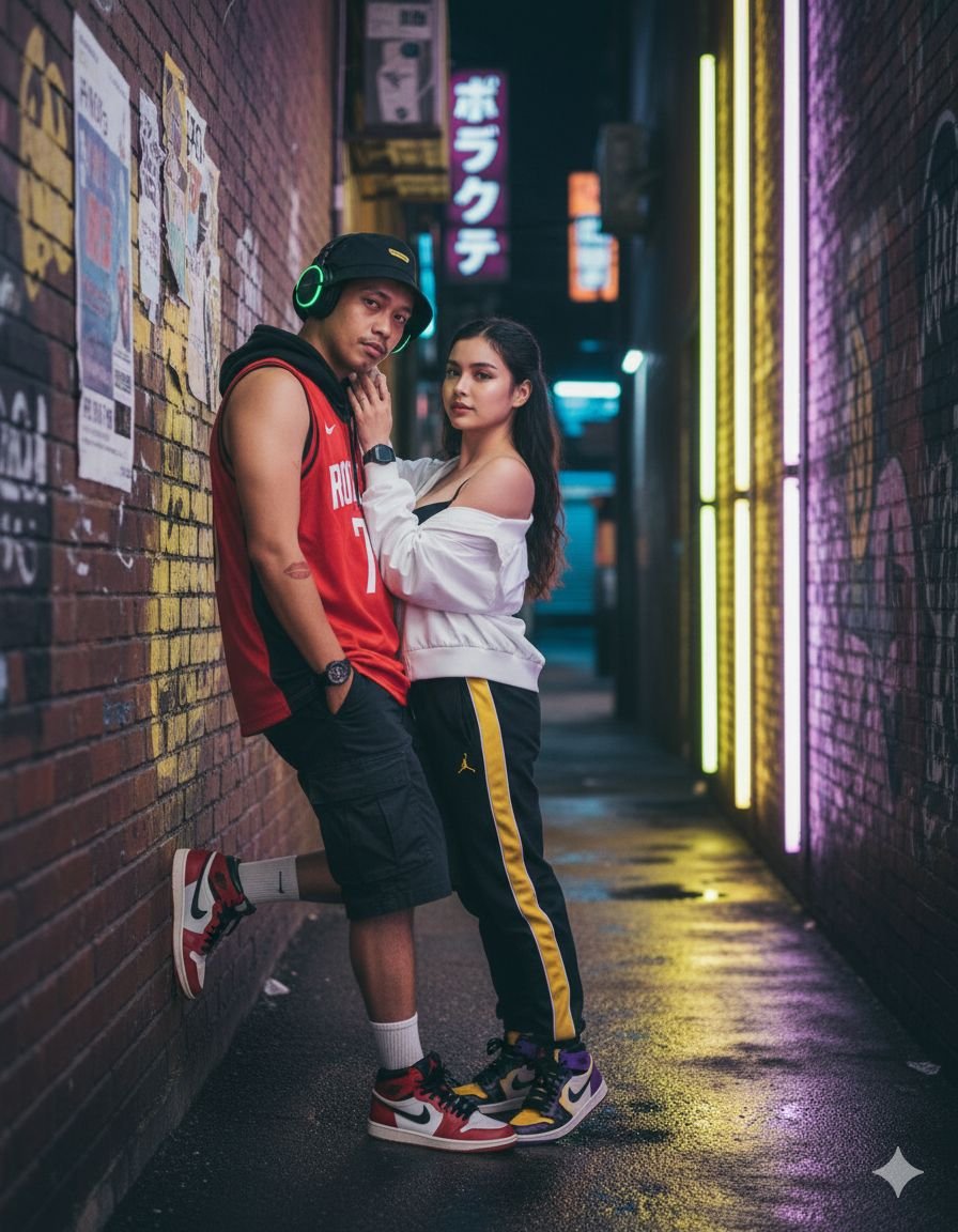 AI Generated Image - A realistic 1080 x 1920 mega-pixel full-body cyber...