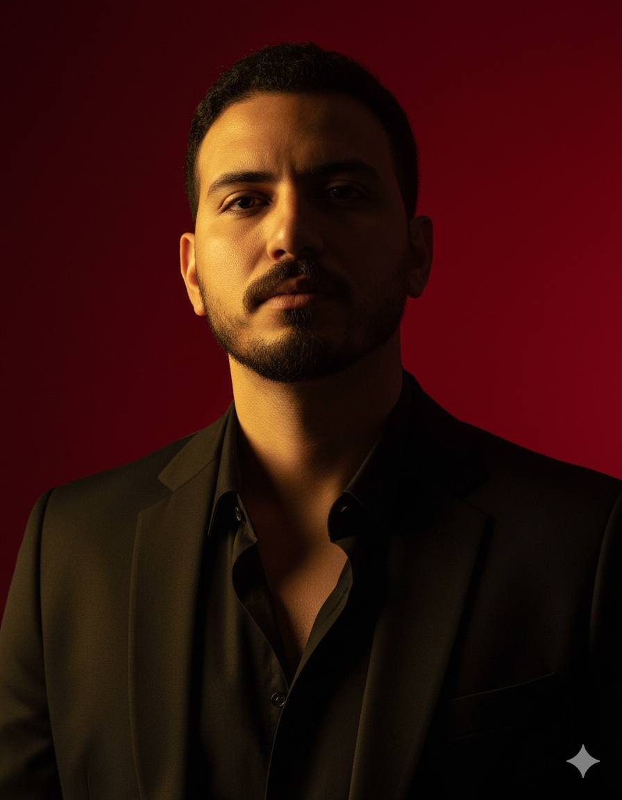 AI Generated Image - 8K ultra-realistic studio portrait of a confident ...