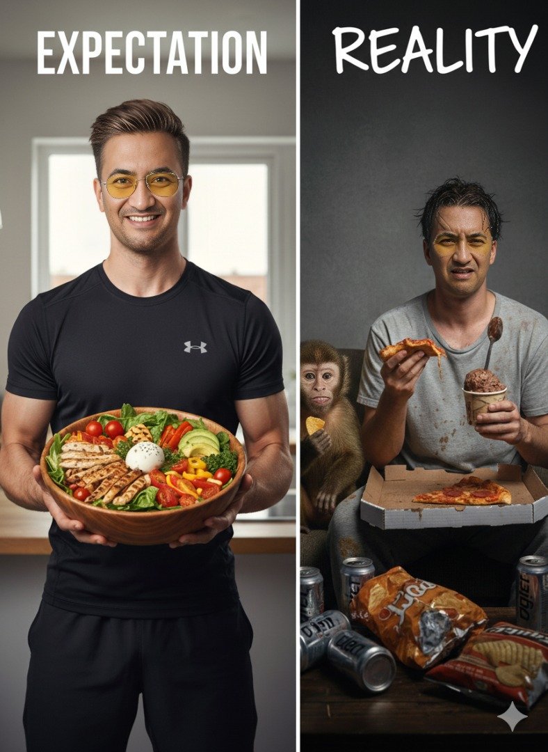 AI Generated Image - Generate a hyper-realistic, high-resolution split-...