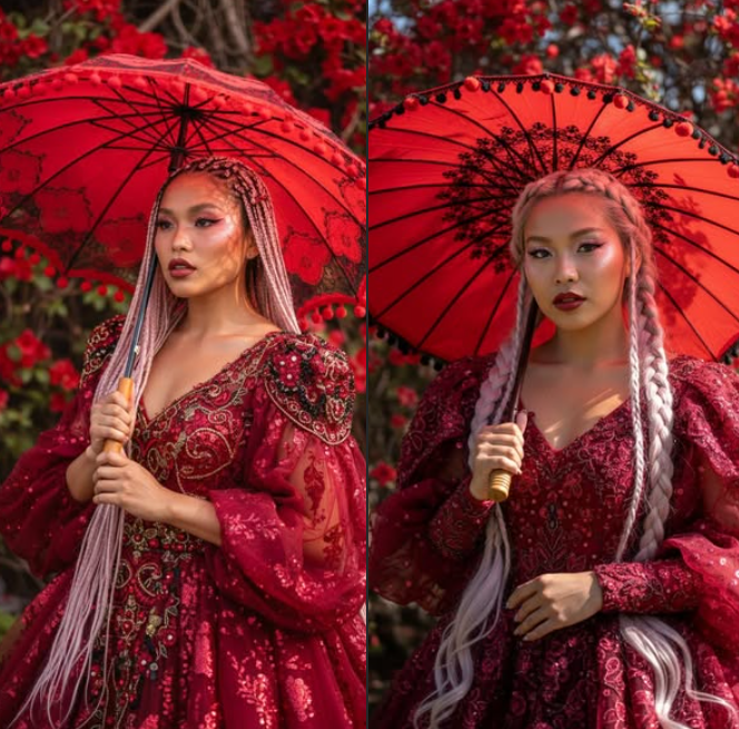 AI Generated Image - Use facial feature of attached photo. 
A fantasy-...