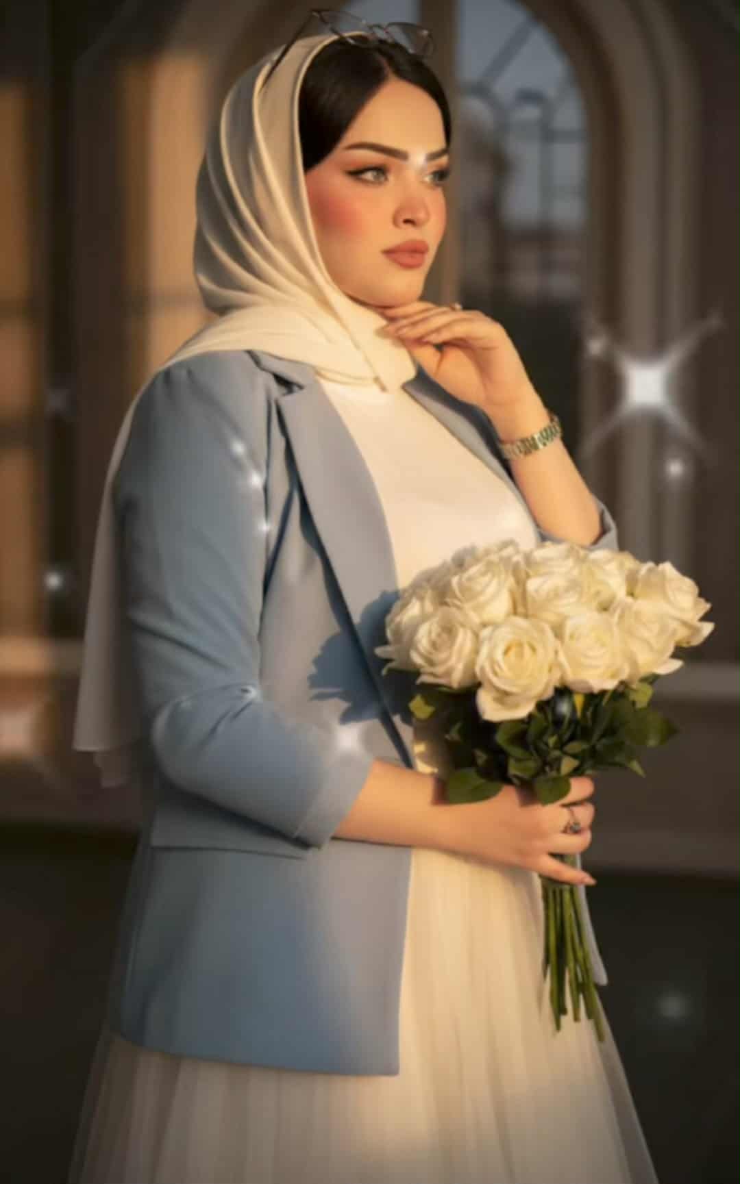 AI Generated Image - ‏santai di studio foto elegan denga pencahayaan ...